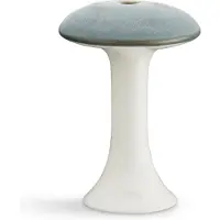 Kähler Design Ahlmann Kandelaar - 14 cm - Donker Groen/Wit