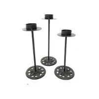 VAR waxinelichthouder | iron cup candlestand | 25 | grijs