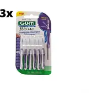 Gum Travler Ragers 1.2mm Paars - 3 x 6 stuks - Voordeelverpakking