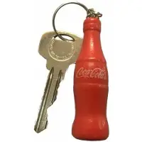 Coca-cola Classic Fles Houten Sleutelhanger - Rood