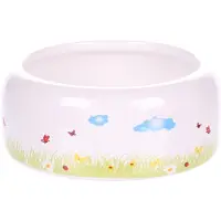 Flamingo Kiki - Eet- En Drinkpot Knaagdier - Eetpot Knaagdier Kiki Keramisch Rond Wit M 11,5x11,5x4,5cm 275ml - 1st - 116624 - 1st