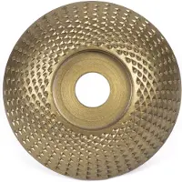 GereedschapXXL Bolvormige slijpschijf 84x16 mm voor houtbewerking, max 20.000 RPM.