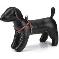 Beeztees Envy borsttuig Strike Dog. Verstelbaar. Rood.