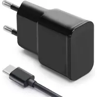 Gebra 5V 2A 10W 1 poort USB Oplader Adapter Xiaomi Mi MIX 2 , Mi MIX, Mi A1, Mi Max 2, Mi 6, Mi 5X, Mi 5(s), Mi 5s Plus, Mi Note 2, Redmi Pro + 1 Meter TYPE C - USB C Kabel Zwart