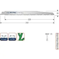 Rotec Reciprozagen RC150 / 1531L (VPE 5 stuks) - 5250150