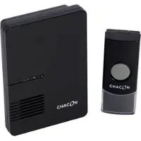 Enzo Chacon Draadloze deurbel 80m zwart - 8415060