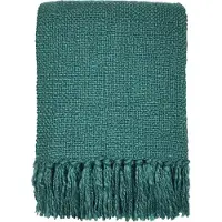 Malagoon Plaids, deken Rhinestone green throw dames 125x150 cm