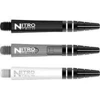 Red Dragon - Nitrotech Selectiepakket 1 - Wit, Zwart en Grijs Korte Dartschachten - 3 sets per pakket (9 Dartschachten in totaal)