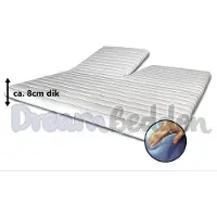Bamboo Splittopper 140x190 Koudschuim HR55 Exclusive Anti Allergie Ca. 8cm dik