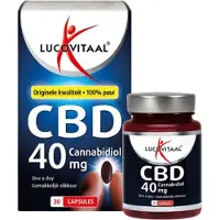 Lucovitaal CBD 40 mg capsules - 3 x 30 capsules - Voordeelverpakking