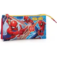 Spider-man Etui - Polyester - Spiderman - Jongens - 22 cm - Blauw, geel en rood