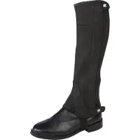 Red Horse chaps Amara junior zwart 35/27 cm per paar