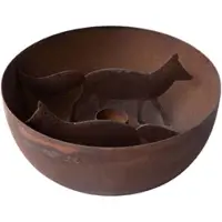 B&C BC | Candle Bowl | Fox | Brown Antique