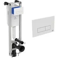 Ideal standard inbouwreservoir Eco incl. bedieningspaneel wit