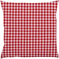 Bink Bedding Sierkussen BB (ruit) Rood 50 x 50 cm incl vulling
