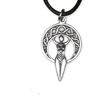 EtNox Zilveren hanger godin Hera, Goddess hanger (K5601)