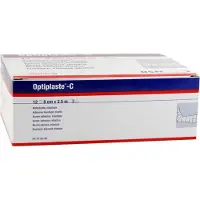 Bsn Optiplaste-C, tapes, klevende windsels, 8cm x 2,5 tot 4,5m, 12 rollen