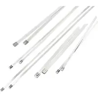 ABC-led Metalen RVS Tie Wrap - 7,9 x 400 mm - 100 stuks