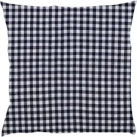 Bink Bedding Sierkussen BB ruit marine - 50 x 50 cm incl. vulling - boerenbont blauw