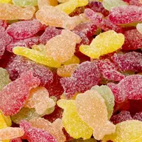 Lutti Tropical Fish 3 kg - zure visjes snoep - per zak van 3kg