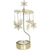 Pluto Design Art Deco ster waxinelichtjeshouder Goud