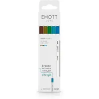Uni-Ball Uni Emott - Fineliner stiften - Eiland Kleuren - set van 5 kleuren