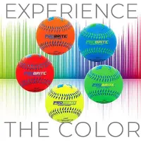 Franklin ProBrite baseball - sponge rubber - 23cm - blauw