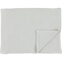 Trixie Bliss swaddle 110x110 cm - lichtgrijs (set van 2) unisex