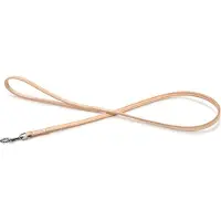 Beeztees Looplijn Geniet Beeztees Leder Naturel-100 cm x 10 mm