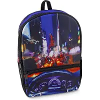 MOJO NYC Crusin met LED laptoptas rugzak Blauw
