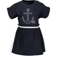 Blue Seven Meisjes Jurk - donkerblauw - Maat 62