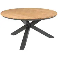 Tierra Outdoor Eettafel Orbital Antraciet D 120 H 75 Cm