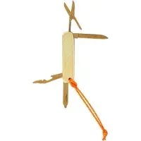 Doiy multitool Honom 11,2 cm aluminium goud 5 delig