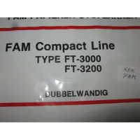 FAM Compact Line stofzuigerzakken 10 stuks 3000-3200