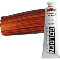 Golden Artist Colors Heavy Body Acrylverf Transparent Red Iron Oxide 59 ml 1 stuk