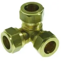 Vsh super hoek t-stuk 22 mm knel