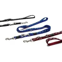 Beeztees Hondenriem Beeztees Verstelbaar Pootmotief Rood-200 cm x 20 mm