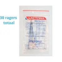 Lactona Interdentaal Ragers - Medium 5mm - Blauw - 6 gripzak x 5 stuks - Voordeelpakket