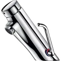 Delabie Thermostaatkraan Douche Chroom 65 x 105 mm 742100LH