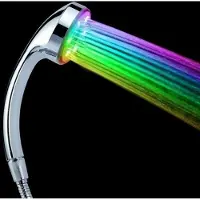 GF Douchekop met licht / LED Douchekop - Geen batterijen nodig!