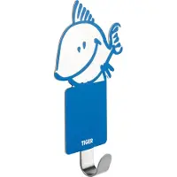 Tiger Haak Tiger Kiddy Fish RVS Geborsteld Blauw