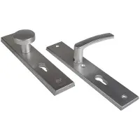 Ami Veiligheidsbeslag 251/50 Kn.169/50 Buiten en Binnen Profielcilinder 72, Deurkruk 332 F1 Deurdikte 38/42 M - 804021