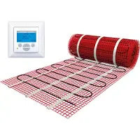 E-Heat Vloerverwarmingsmat Set Comfort 2 m² / 300 Watt Set met MIC² Basic-thermostaat | Wit