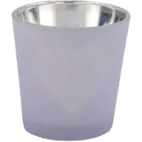 Ptmd Waxinelichthouder paars, met hart, 8 cm, , 1 stuks