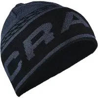 Craft Muts Logo Knit Hat Aspalt / Zwart