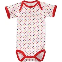 Name it Mini Name It Valerie SS Romper Bright White Oranje Bies 13077266