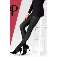 Pretty polly Maillot - Velvet Rib - One Size - 36/42 - Zwart - AWU4
