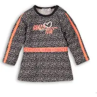 Dirkje Meisjes Jurk - Navy print - Maat 116
