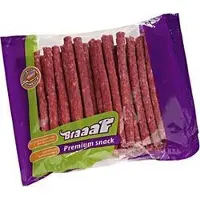 Braaaf Munchy Sticks rood 50 stuks x 10