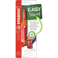 Stabilo EASYergo 3.15 - Ergonomisch Vulpotlood - Rechtshandig - Navulbaar - Oranje/Rood - Extra Dikke Potloodvulling 3,15 mm